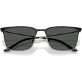 EMPORIO ARMANI 0EA2164D Men Eyewear, Matte Gunmetal/Black (300187), Size: 57