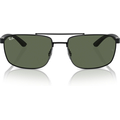 RAY-BAN 0RB3737 Unisex Eyewear, Black (002/71), Size: 60