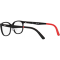 RAY-BAN JUNIOR VISTA 0RY1614D Unisex Eyewear, Black (3876), Size: 49