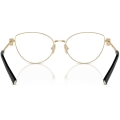 TIFFANY 0TF1159B Ladies Eyewear, Black On Pale Gold (6164), Size: 54