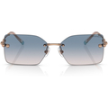 TIFFANY 0TF3088 Unisex Eyewear, Rubedo (610516), Size: 59