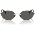 TIFFANY 0TF3104D Unisex Eyewear, Pale Gold (6216S4), Size: 56