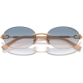 TIFFANY 0TF3111 Unisex Eyewear, Pale Gold (6021S4), Size: 58