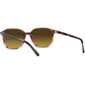 RAY-BAN 0RB2193 Unisex Eyewear, Striped Brown Gradient Red (138085), Size: 53