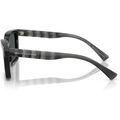 ARMANI EXCHANGE 0AX4147S Men Eyewear, Shiny Transparent Grey (835687), Size: 56