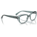 RAY-BAN JUNIOR VISTA 0RY1636 Ladies Eyewear, Striped Green On Transp Gren (3990), Size: 48