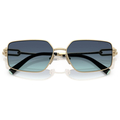TIFFANY 0TF3111 Unisex Eyewear, Pale Gold (62029S), Size: 58