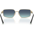 TIFFANY 0TF3111 Unisex Eyewear, Pale Gold (62029S), Size: 58