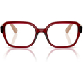 VOGUE JUNIOR VISTA 0VY2032 Unisex Eyewear, Transparent Dark Red (3066), Size: 47