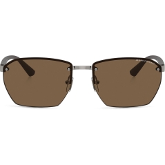 ARMANI EXCHANGE 0AX2048S Men Eyewear, Shiny Gunmetal (608573), Size: 59