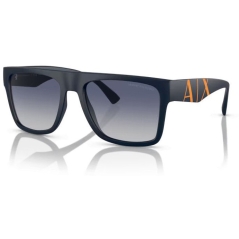 ARMANI EXCHANGE 0AX4113S Men Eyewear, Matte Blue (81814L), Size: 55