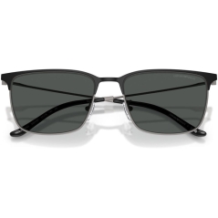 EMPORIO ARMANI 0EA2164D Men Eyewear, Matte Gunmetal/Black (300187), Size: 57