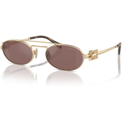 MIU MIU 0MU 54ZS Ladies Eyewear, Pale Gold (ZVN70D), Size: 53
