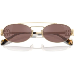 MIU MIU 0MU 54ZS Ladies Eyewear, Pale Gold (ZVN70D), Size: 53