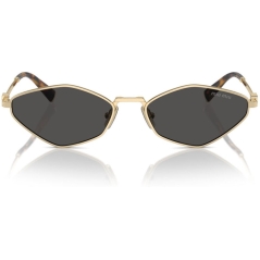 MIU MIU 0MU 56ZS Ladies Eyewear, Pale Gold (ZVN5S0), Size: 56