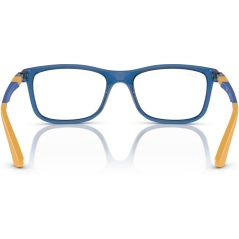 RAY-BAN JUNIOR VISTA 0RY1549 Unisex Eyewear, Transparent Blu (3940), Size: 50