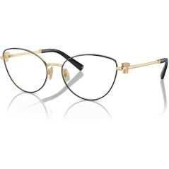 TIFFANY 0TF1159B Ladies Eyewear, Black On Pale Gold (6164), Size: 54