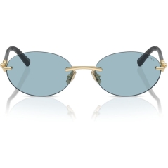 TIFFANY 0TF3104D Unisex Eyewear, Pale Gold (602180), Size: 56