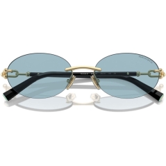 TIFFANY 0TF3104D Unisex Eyewear, Pale Gold (602180), Size: 56