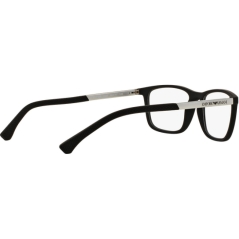 EMPORIO ARMANI 0EA3069 Men Eyewear, Rubber Black (5063), Size: 55