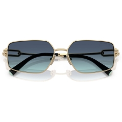 TIFFANY 0TF3111 Unisex Eyewear, Pale Gold (62029S), Size: 58