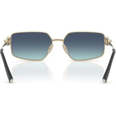 TIFFANY 0TF3111 Unisex Eyewear, Pale Gold (62029S), Size: 58
