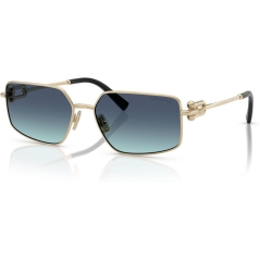 TIFFANY 0TF3111 Unisex Eyewear, Pale Gold (62029S), Size: 58