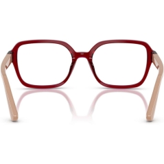 VOGUE JUNIOR VISTA 0VY2032 Unisex Eyewear, Transparent Dark Red (3066), Size: 47
