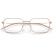 ARMANI EXCHANGE 0AX1072 Ladies Eyewear, Shiny Rose Gold (6103), Size: 53
