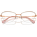 SWAROVSKI 0SK1010 Ladies Eyewear, Rose Gold (4014), Size: 55