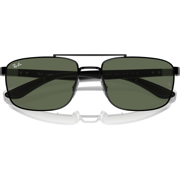 RAY-BAN 0RB3737 Unisex Eyewear, Black (002/71), Size: 60
