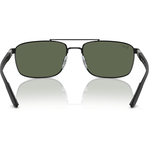 RAY-BAN 0RB3737 Unisex Eyewear, Black (002/71), Size: 60