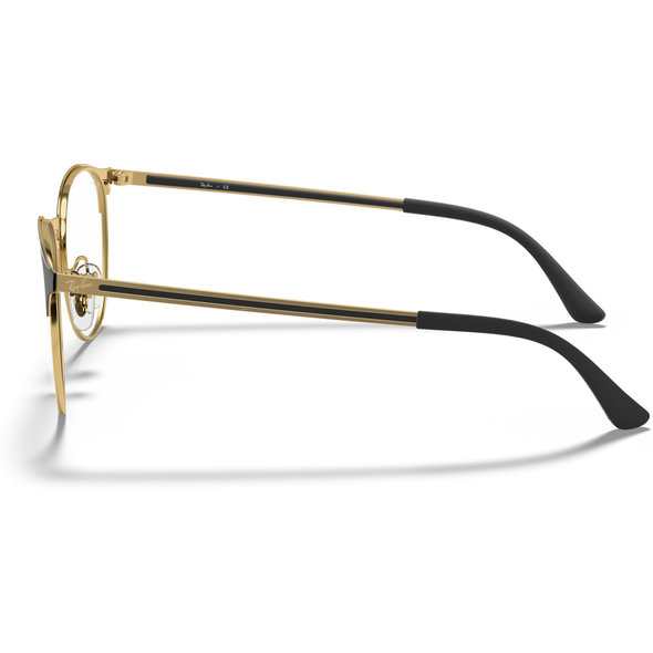 RAY-BAN VISTA 0RX6375 Unisex Eyewear, Black On Arista (2890), Size: 51