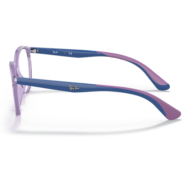 RAY-BAN JUNIOR VISTA 0RY1598 Unisex Eyewear, Transparent Violet (3885), Size: 47