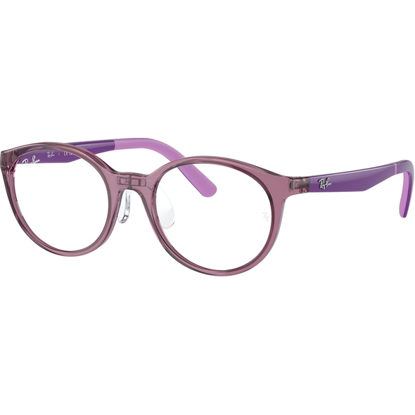 RAY-BAN JUNIOR VISTA 0RY1625D Unisex Eyewear, Transparent Purple (3909), Size: 47