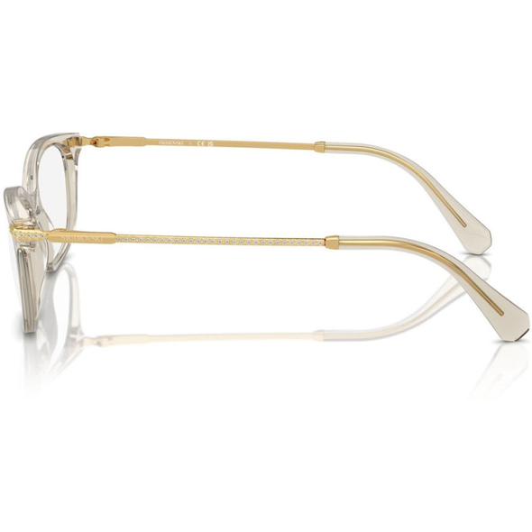 SWAROVSKI 0SK2017 Ladies Eyewear, Trasparent Beige (3003), Size: 52