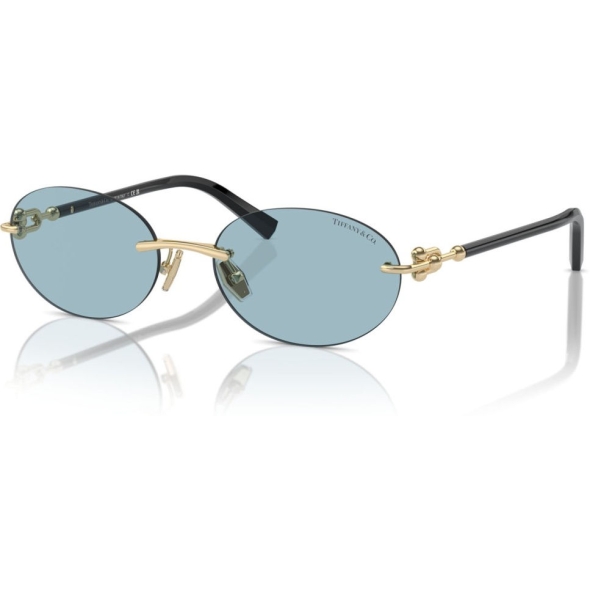 TIFFANY 0TF3104D Unisex Eyewear, Pale Gold (602180), Size: 56
