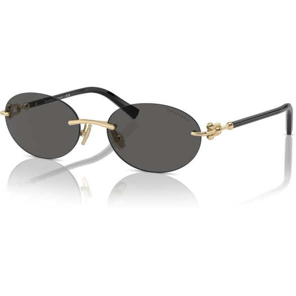 TIFFANY 0TF3104D Unisex Eyewear, Pale Gold (6216S4), Size: 56