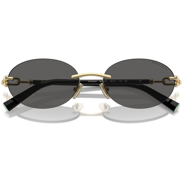 TIFFANY 0TF3104D Unisex Eyewear, Pale Gold (6216S4), Size: 56
