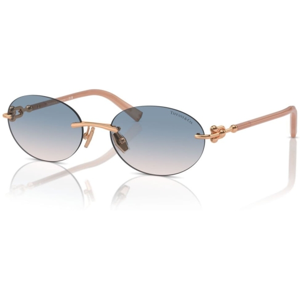 TIFFANY 0TF3111 Unisex Eyewear, Pale Gold (6021S4), Size: 58
