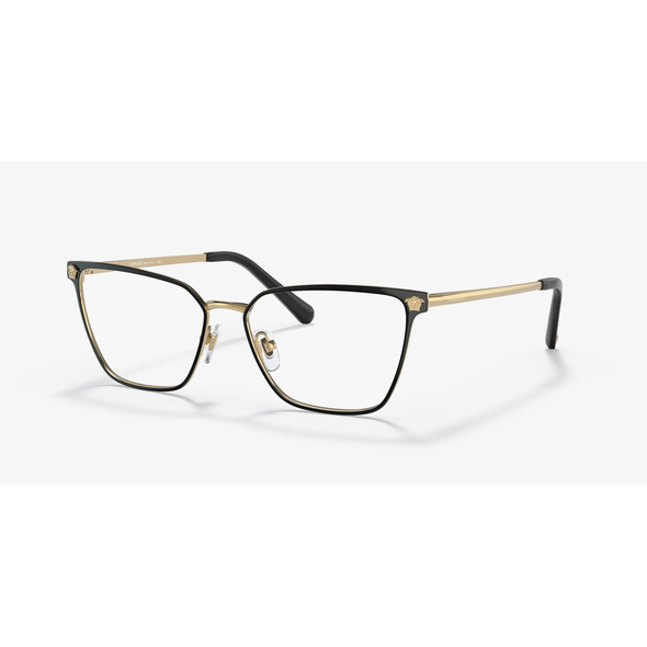 VERSACE 0VE1275 Ladies Eyewear, Matte Black/Gold (1433), Size: 54
