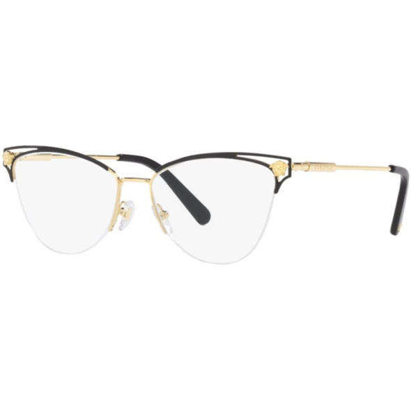 VERSACE 0VE1280 Ladies Eyewear, Gold/Black (1433), Size: 55