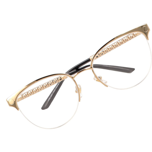 VERSACE 0VE1297 Ladies Eyewear, Gold (1002), Size: 53