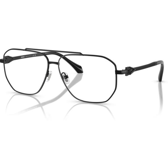 VERSACE 0VE1307 Men Eyewear, Matte Black (1436), Size: 57