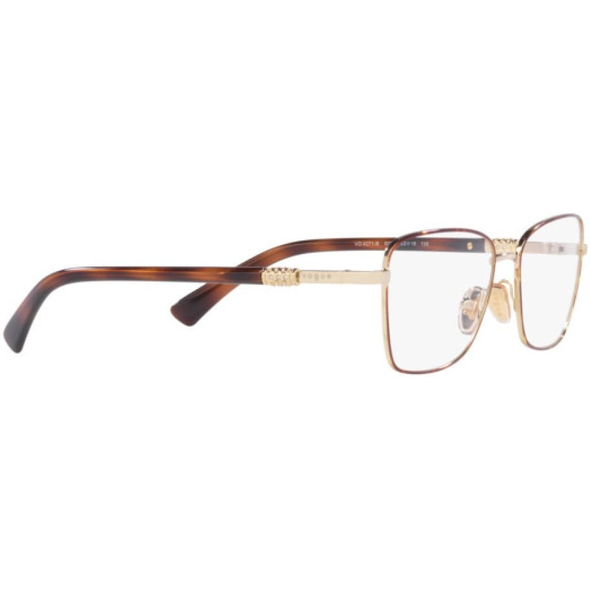 VOGUE 0VO4271B Ladies Eyewear, Top Havana/Pale Gold (5078), Size: 54