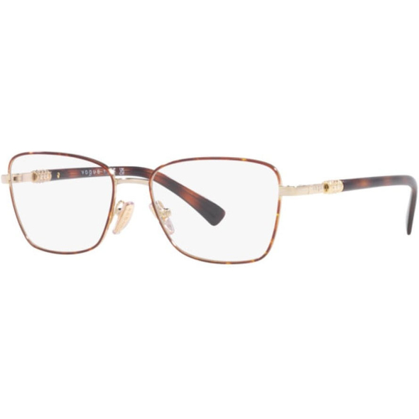 VOGUE 0VO4271B Ladies Eyewear, Top Havana/Pale Gold (5078), Size: 54