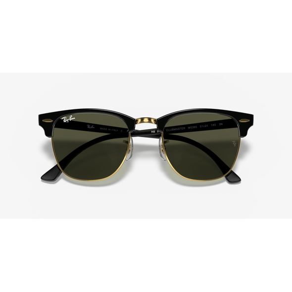 RAY-BAN 0RB3016 Unisex Eyewear, Black On Arista (W0365), Size: 51