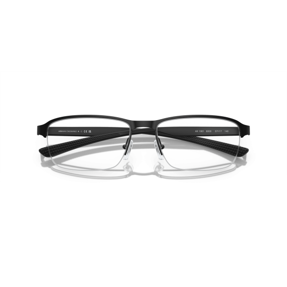 ARMANI EXCHANGE 0AX1061 Men Eyewear, Matte Black (6000), Size: 57