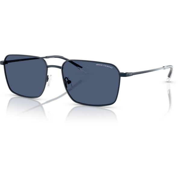 ARMANI EXCHANGE 0AX2053S Men Eyewear, Matte Blue (609980), Size: 57