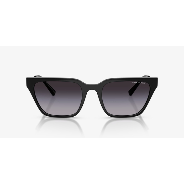 ARMANI EXCHANGE 0AX4158S Ladies Eyewear, Shiny Black (81588G), Size: 55